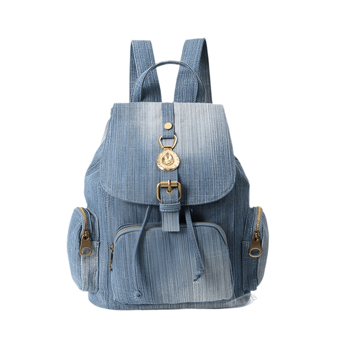 Denim rygsæk Himmelblå