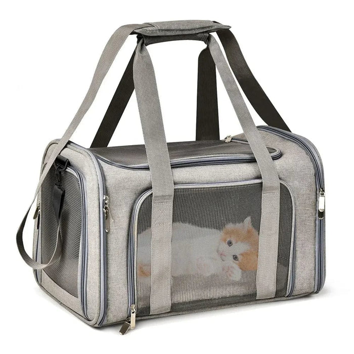 Rygsæk hund 15 kg Grå / M (43x28x28cm)