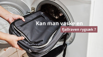 Kan man vaske en fjallraven rygsæk ?
