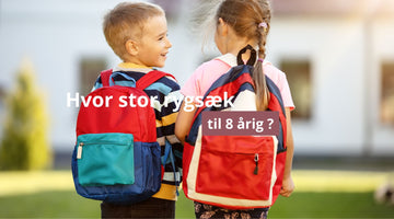 Hvor stor rygsæk til 8 årig ?