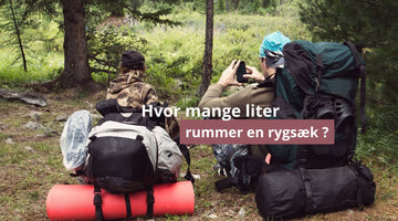 Hvor mange liter rummer en rygsæk ?