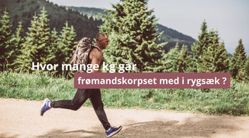 Hvor mange kg går frømandskorpset med i rygsæk ?