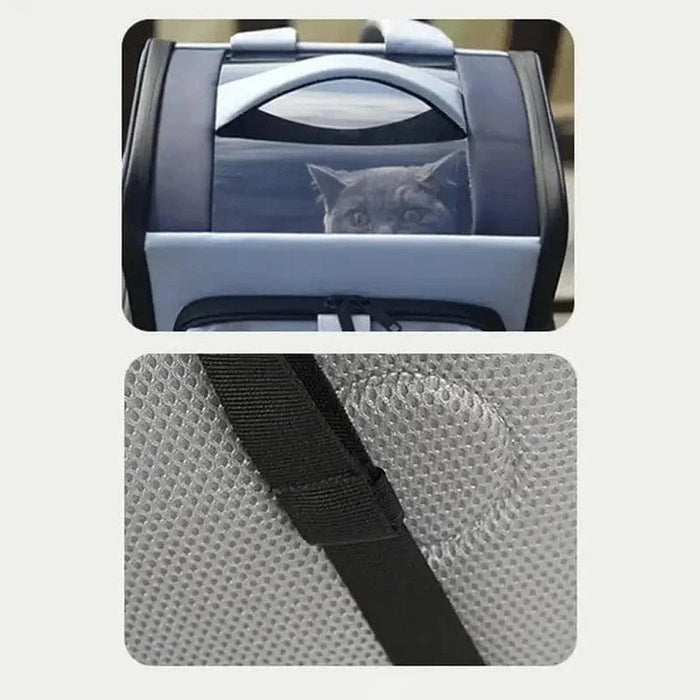 Expanderbar transportväska för katt