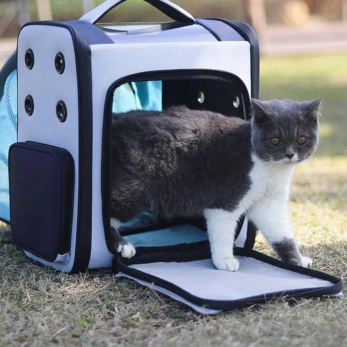 Expanderbar transportväska för katt