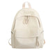 Klassisk skoletaskerygsæk Beige