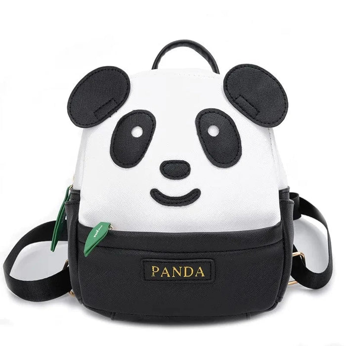 Lille børne rygsæk formet som en panda Khaki