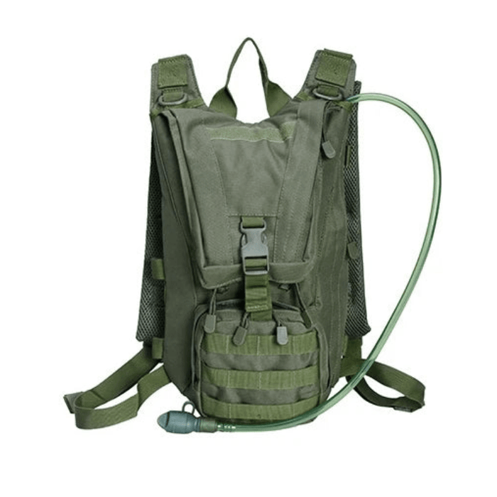 Militær rygsæk med drikkepose ArmyGreen