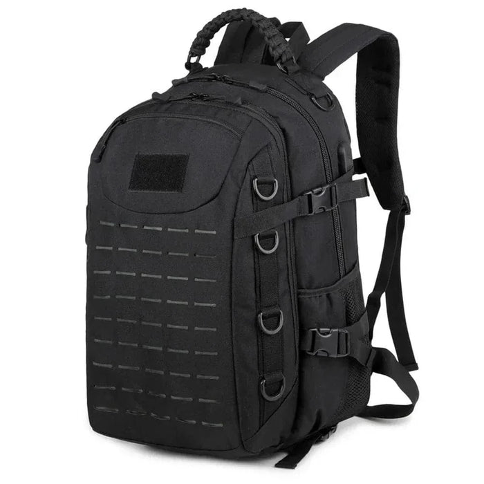 Militær rygsæk multicam Sort
