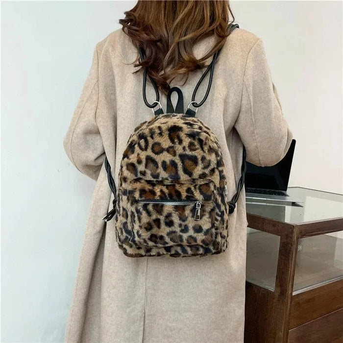 Rygsæk dame leopard