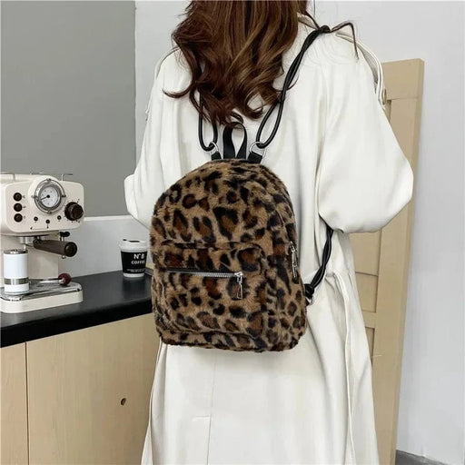 Rygsæk dame leopard