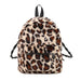 Rygsæk dame leopard Khaki