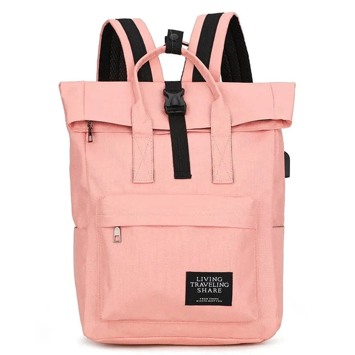 Rygsæk dame vandtæt Pink