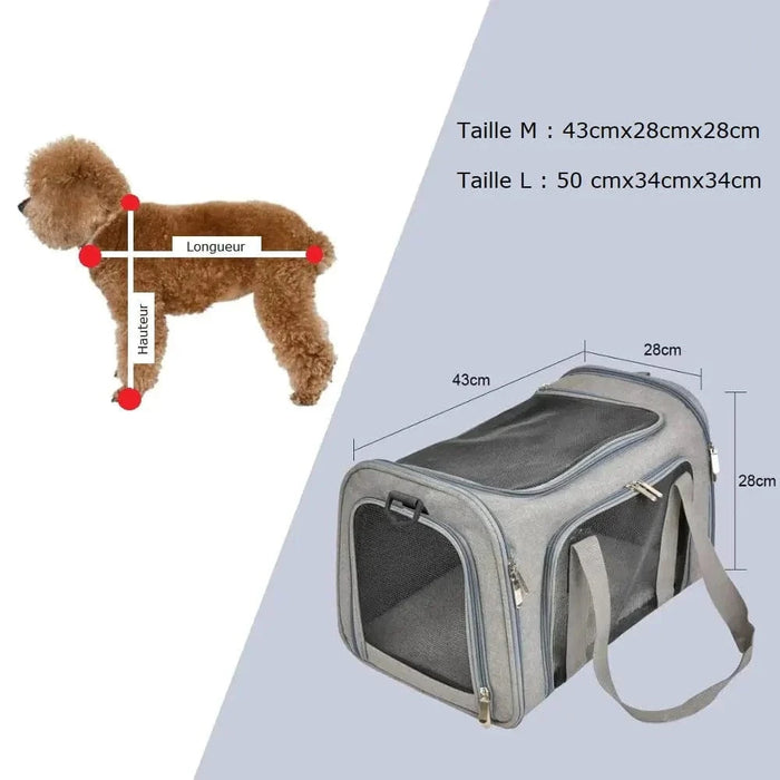 Rygsæk hund 15 kg