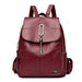 Stor rygsæk design Wine red