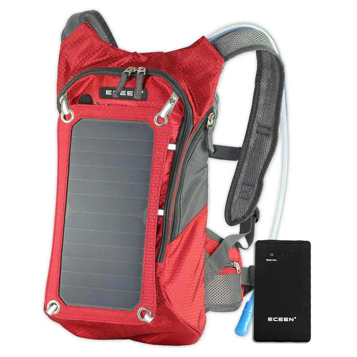 Vandrer rygsæk med solpanel