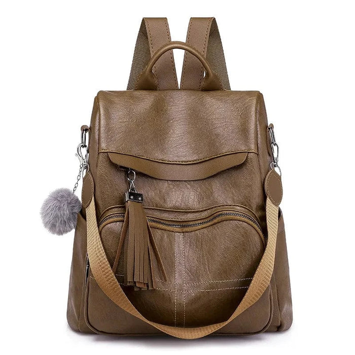 Vandtæt læder rygsæk design 65l