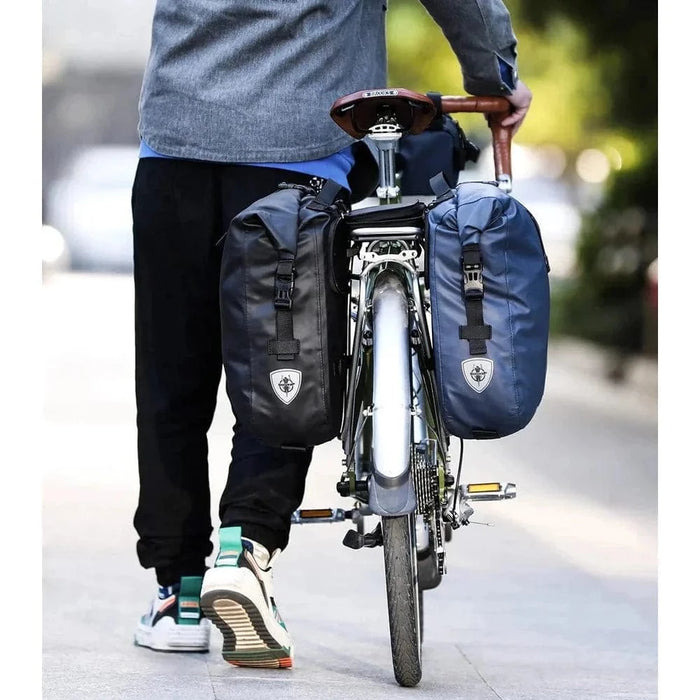 Vandtæt rygsæk cykel Sort