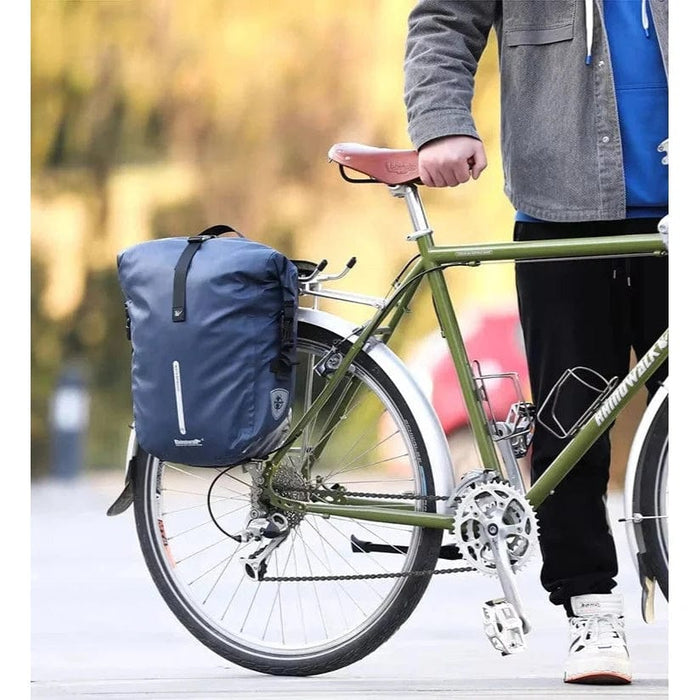 Vandtæt rygsæk cykel Sort