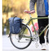 Vandtæt rygsæk cykel Sort
