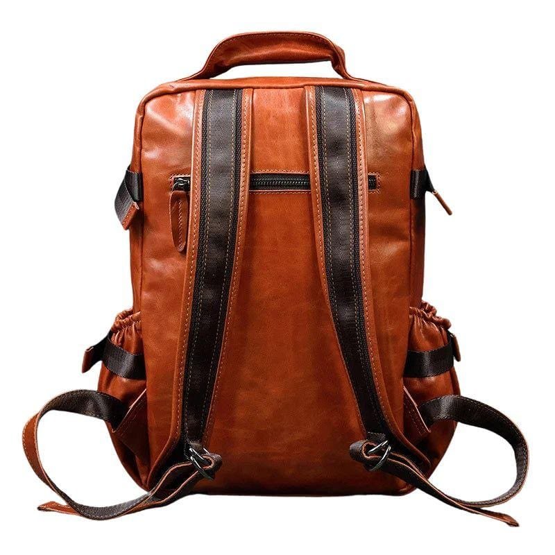 Bløde læder rygsæk brugt