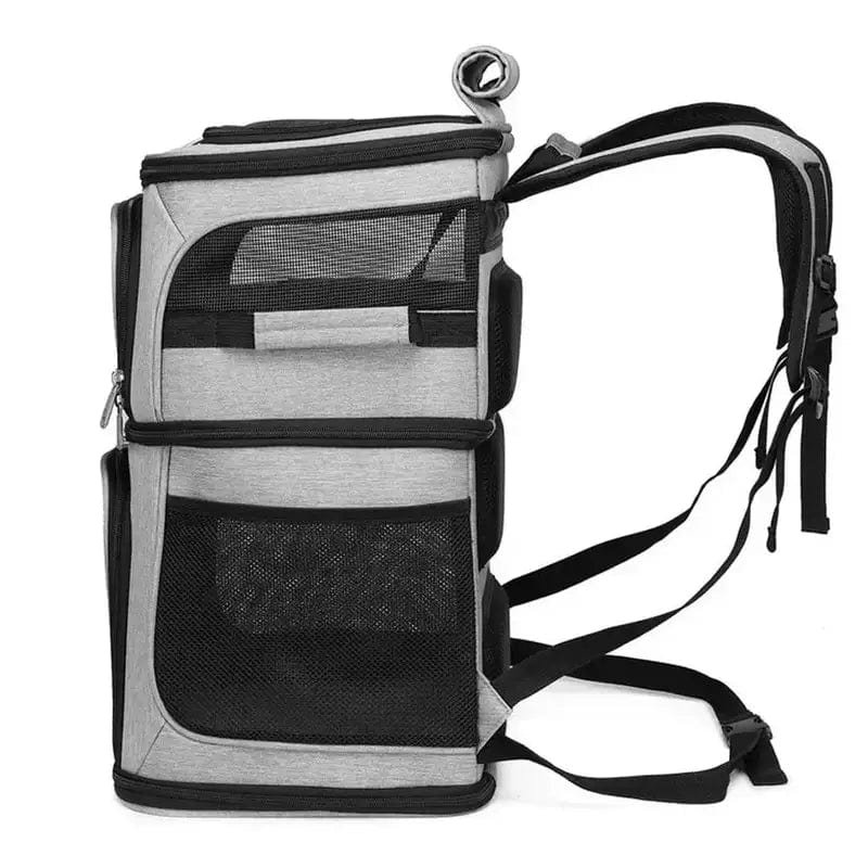 Dubbel transportväska för katt