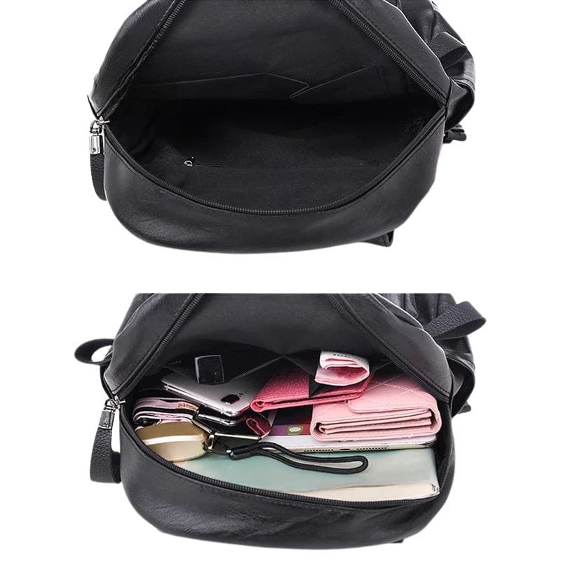 Imiteret læder rygsæk