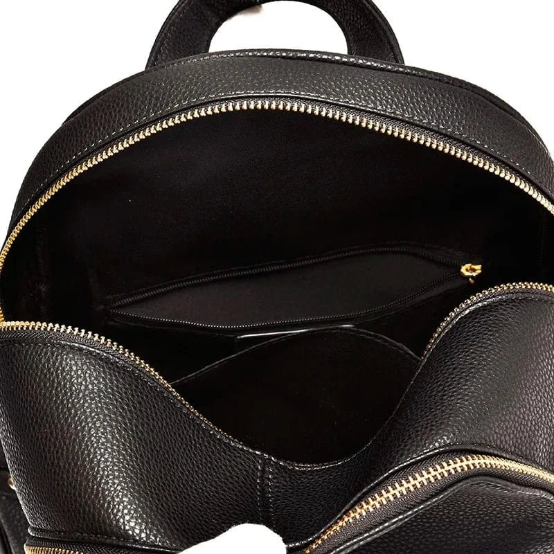 Læder rygsæk bærbar