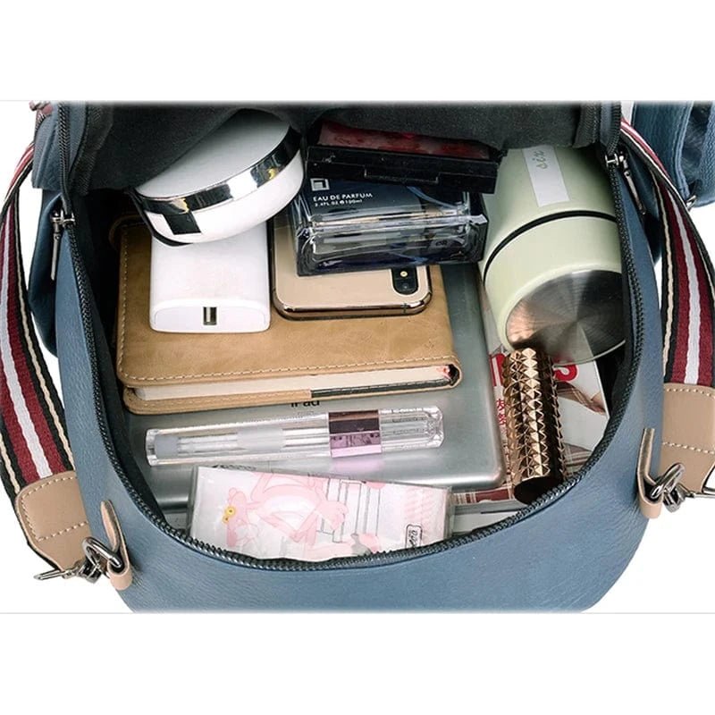 Læder rygsæk computer