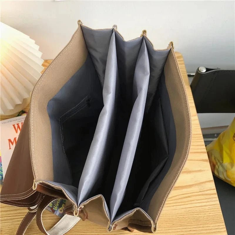 Læder rygsæk skoletaske