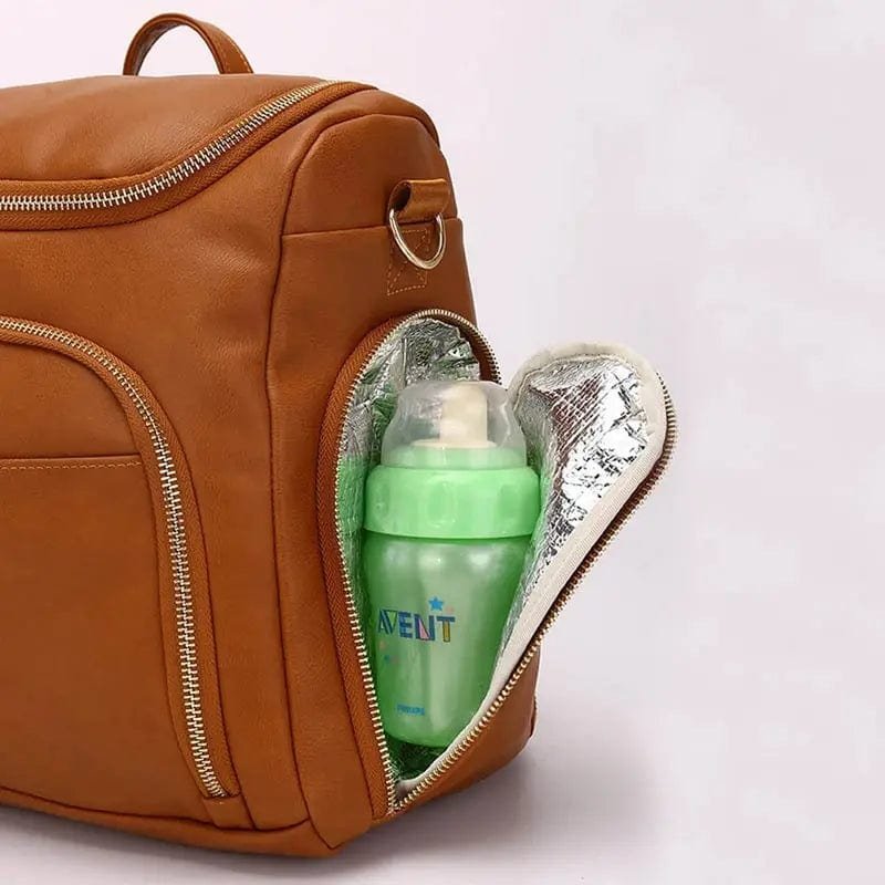 Pusletaske rygsæk brun Brun