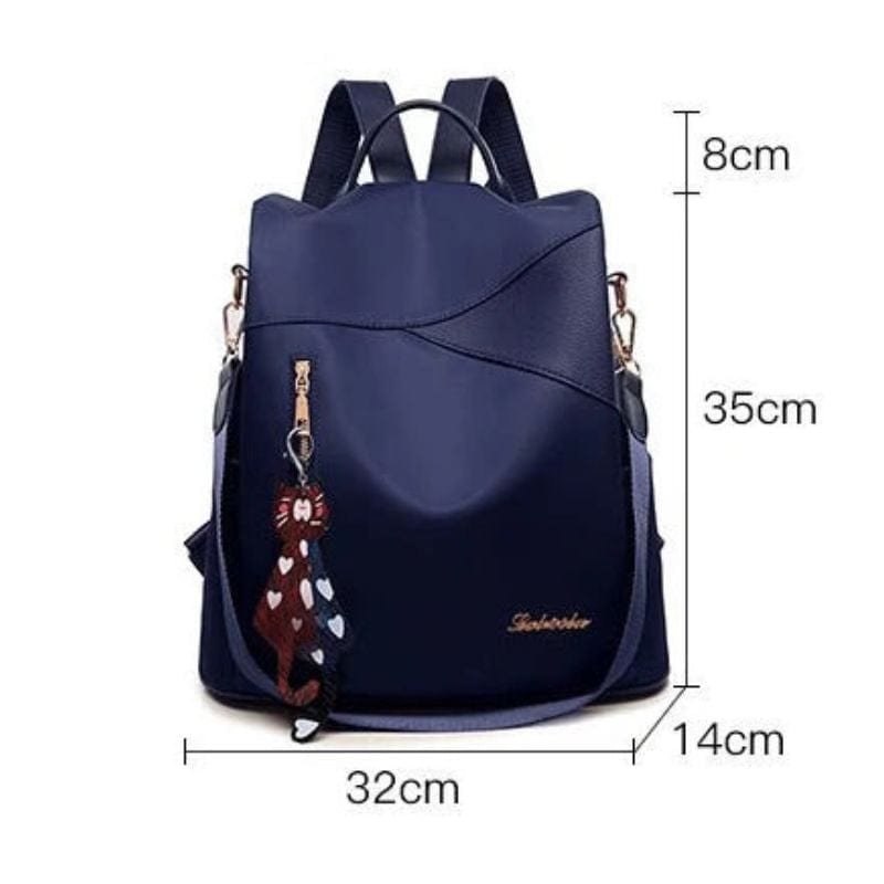 Rygsæk i oxford-stof til kvinder