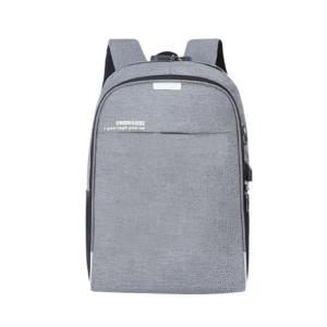 Rygsæk til 15,6-tommer bærbar computer med USB-port Gray