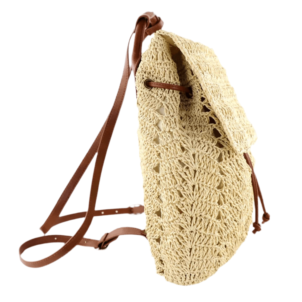 Rygsæk til kvinder i strå