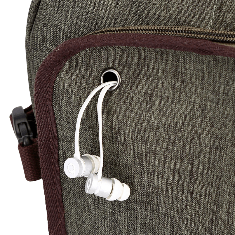 Rygsæk til mænd i lærred