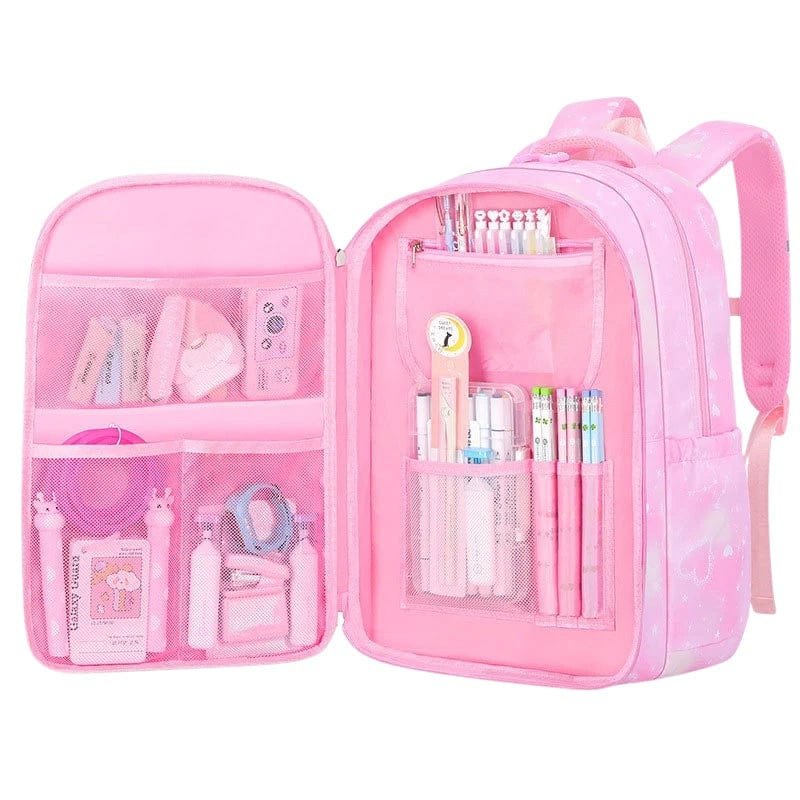 Rygsæk til piger med flere rum