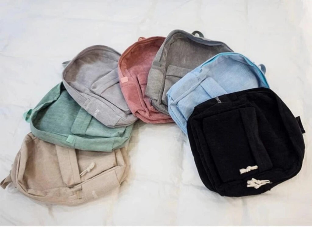 Skole rygsæk i stof