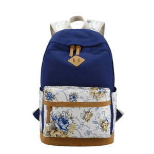Skole rygsæk til kvinder med mønstre