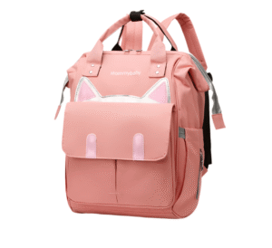 Stelle taske med kattemotiv Rød