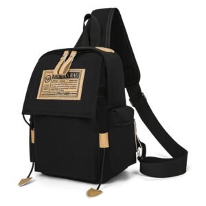 Vintage rygsæk med skulder rem Grå